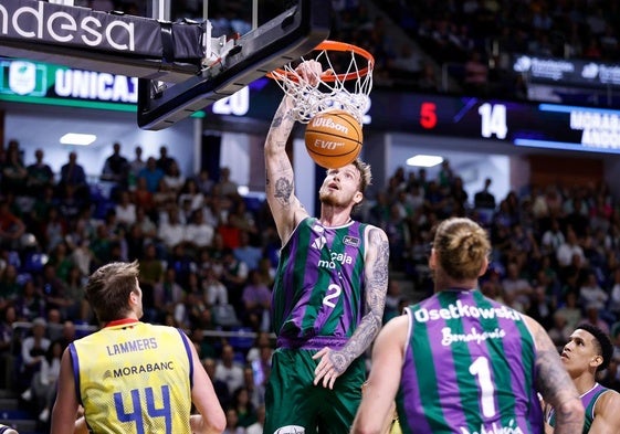 Directo | Dominio total del Unicaja al descanso ante el Andorra (53-34)