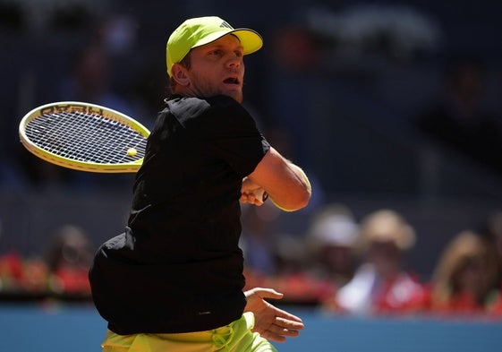 Alejandro Davidovich, en su último partido, en Roma ante Zverev.