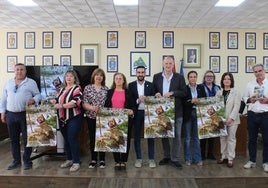 Acto de presentación de las fiestas de San Isidro de Periana en la Mancomunidad Oriental.