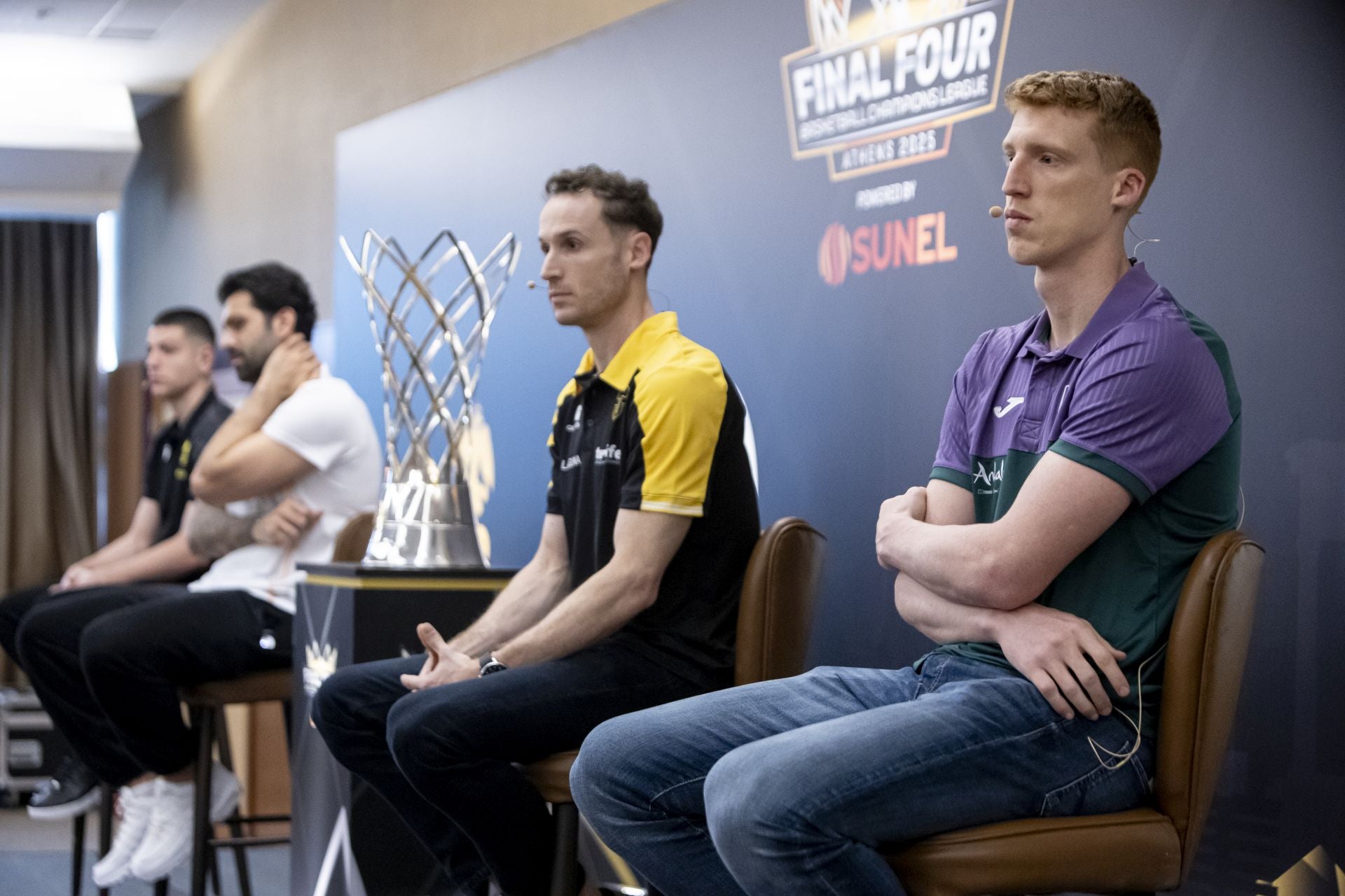 La presentación en Atenas de la Final Four de la BCL, en fotos