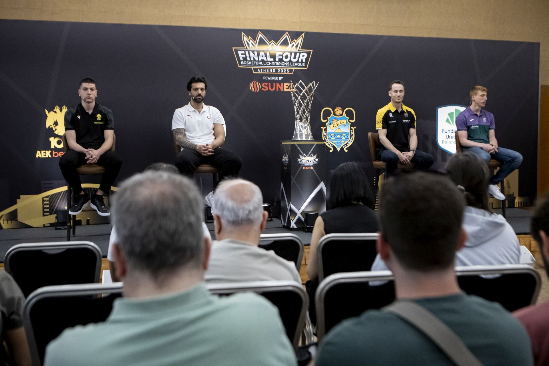 La presentación en Atenas de la Final Four de la BCL, en fotos