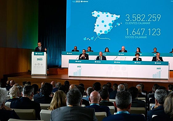 Asamblea de Cajamar, celebrada este jueves.