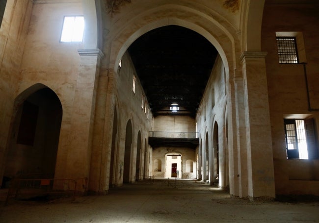Interior de la iglesia del convento, que tendrá ahora un uso cultural.