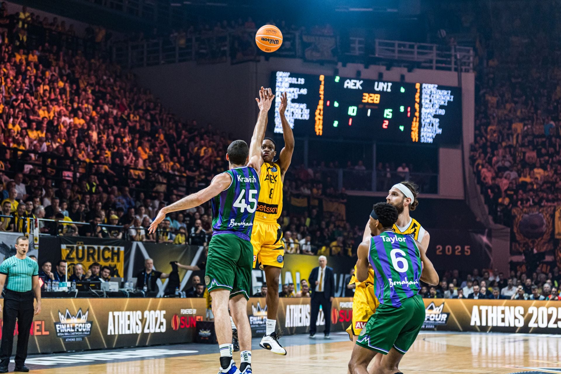 El Unicaja - AEK Atenas, en imágenes