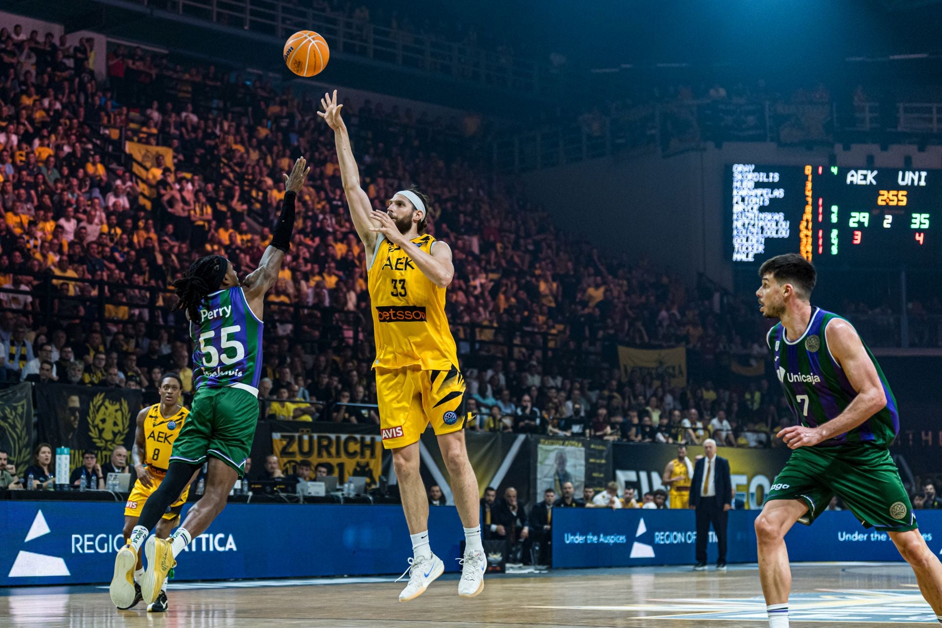 El Unicaja - AEK Atenas, en imágenes