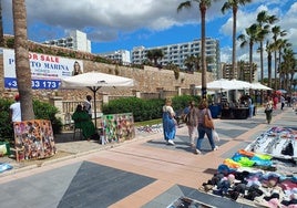 Paseo marítimo de Benalmádena.