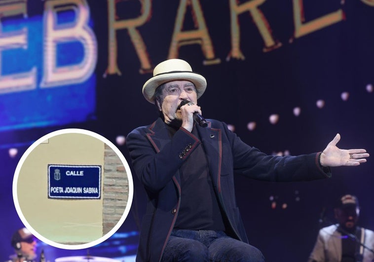 Joaquín Sabina homenajea en su concierto al pueblo de Málaga que le dedicó una calle