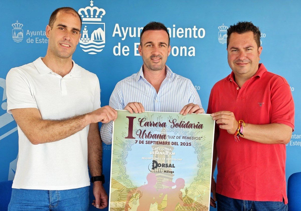 Momento de la presentación de la I Carrera Solidaria de la Hermandad Santa María de los Remedios.