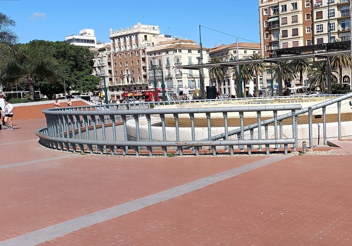 Vista de la foto sin agua.