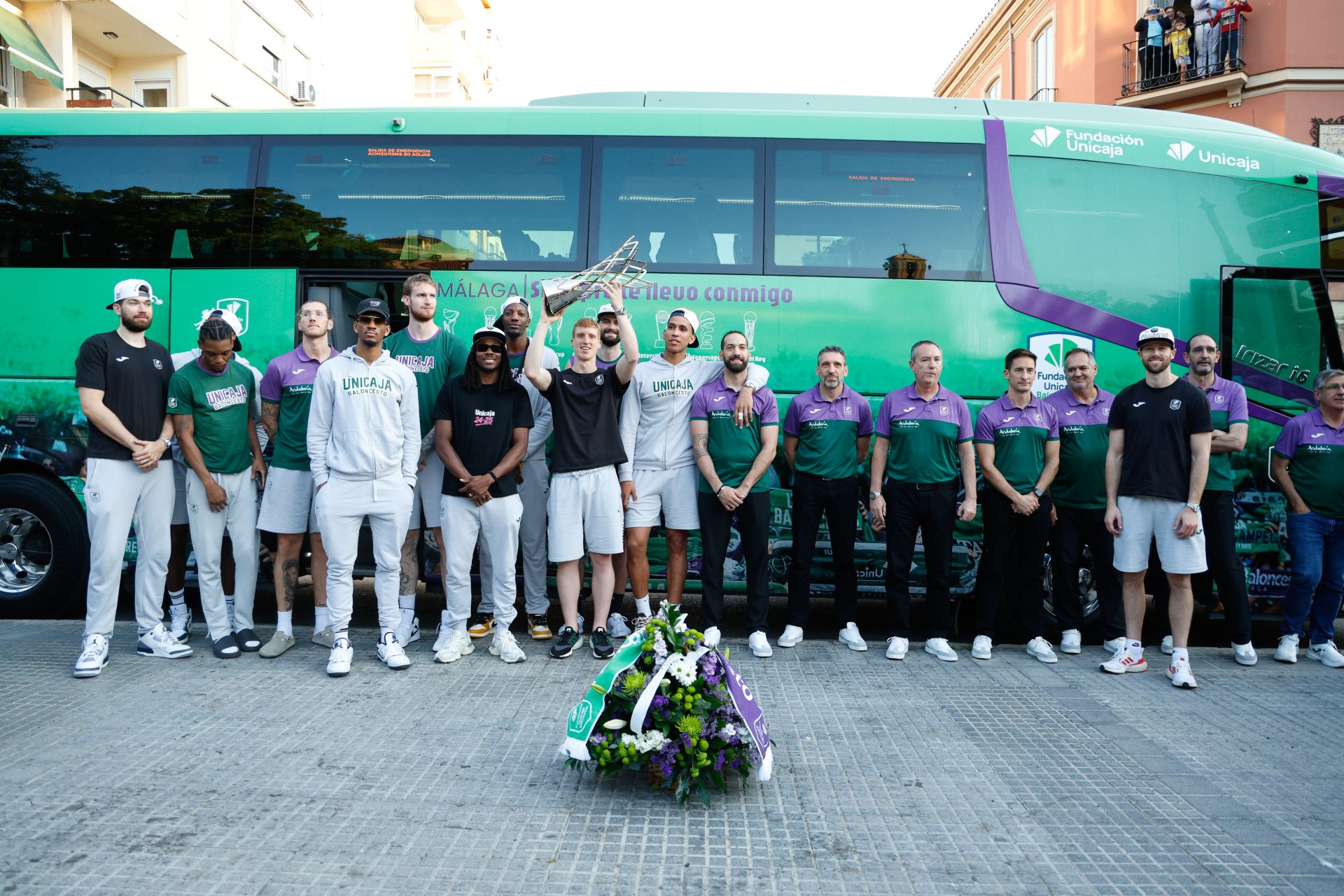 La fiesta de la Champions en Málaga