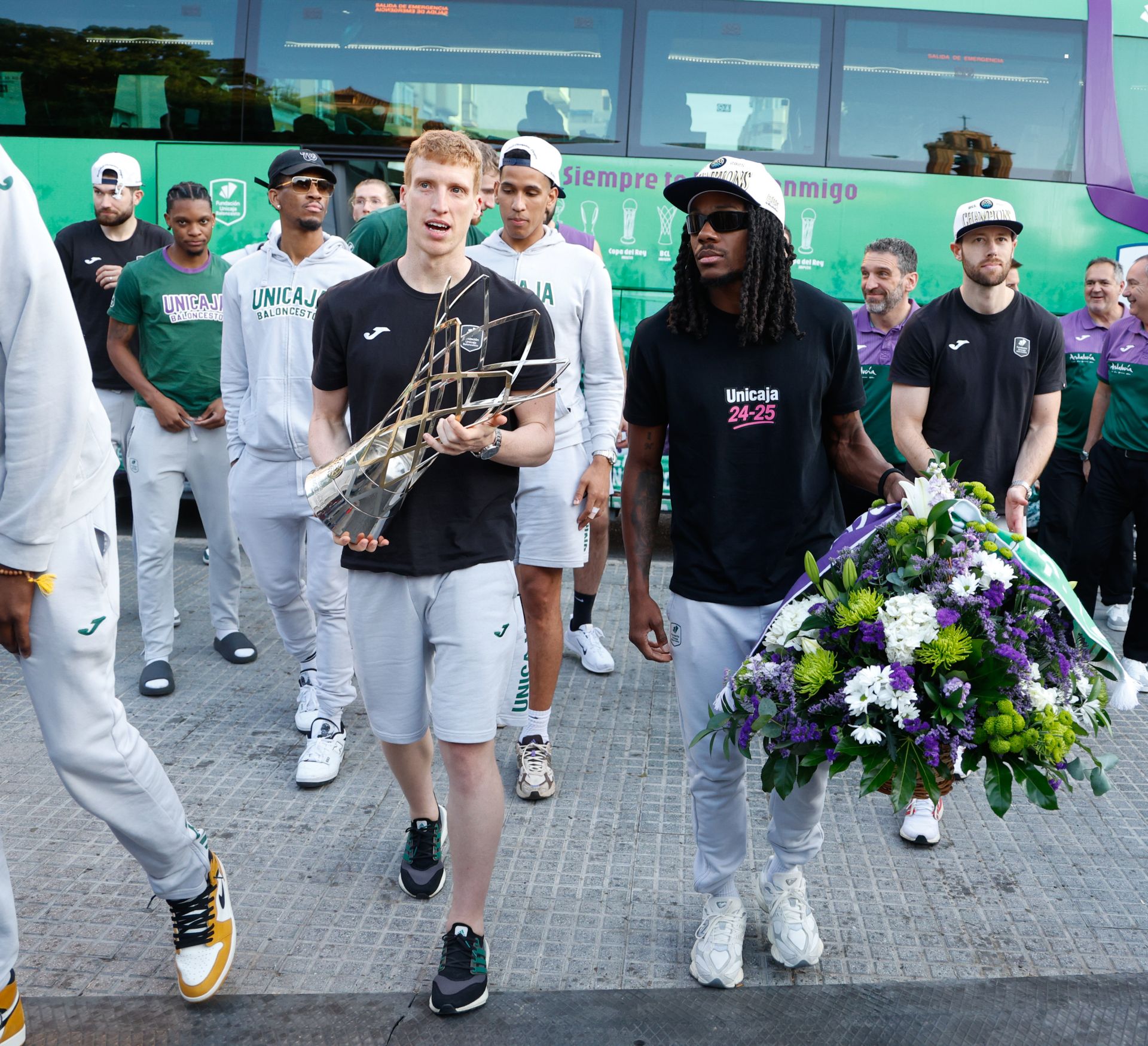 La fiesta de la Champions en Málaga