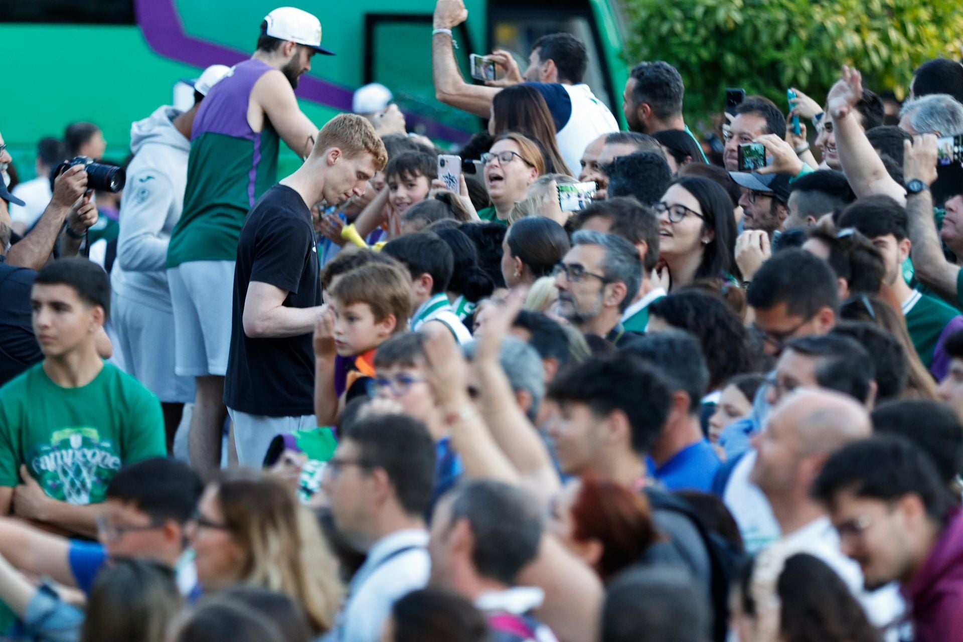 La fiesta de la Champions en Málaga