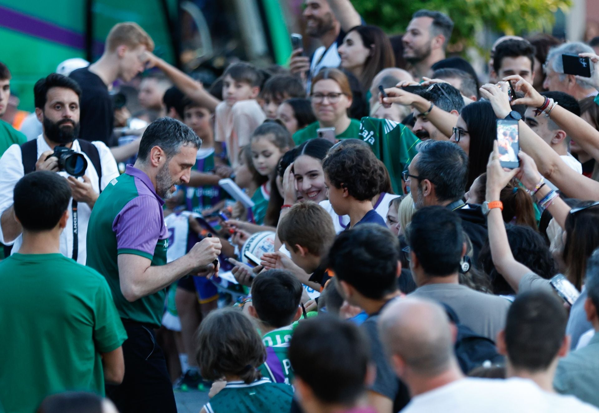 La fiesta de la Champions en Málaga