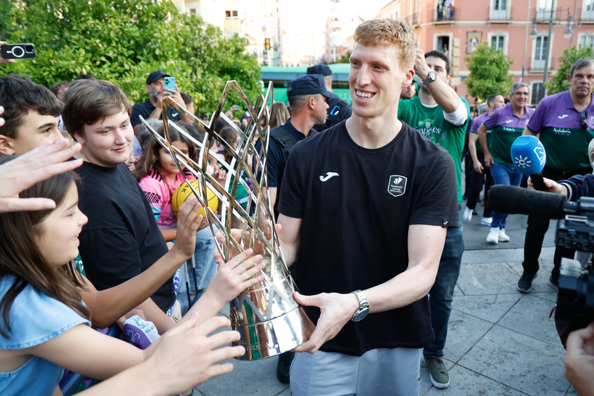 La fiesta de la Champions en Málaga