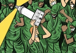 La actualidad deportiva del mes de mayo, en las viñetas de Pachi