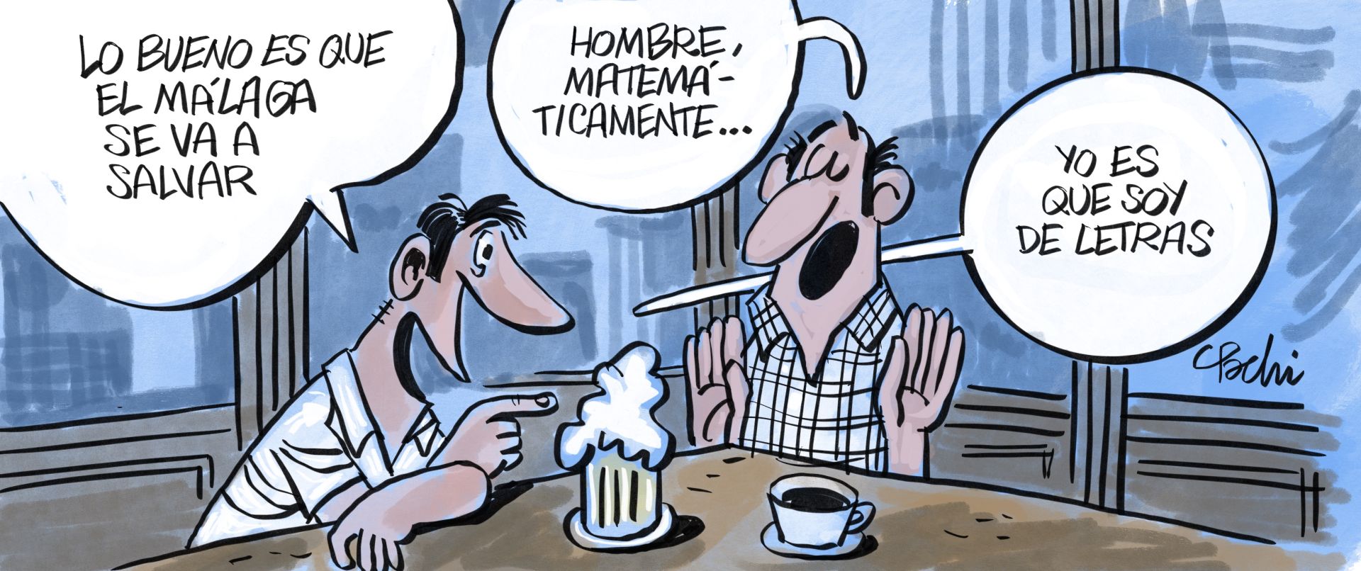La actualidad deportiva del mes de mayo, en las viñetas de Pachi