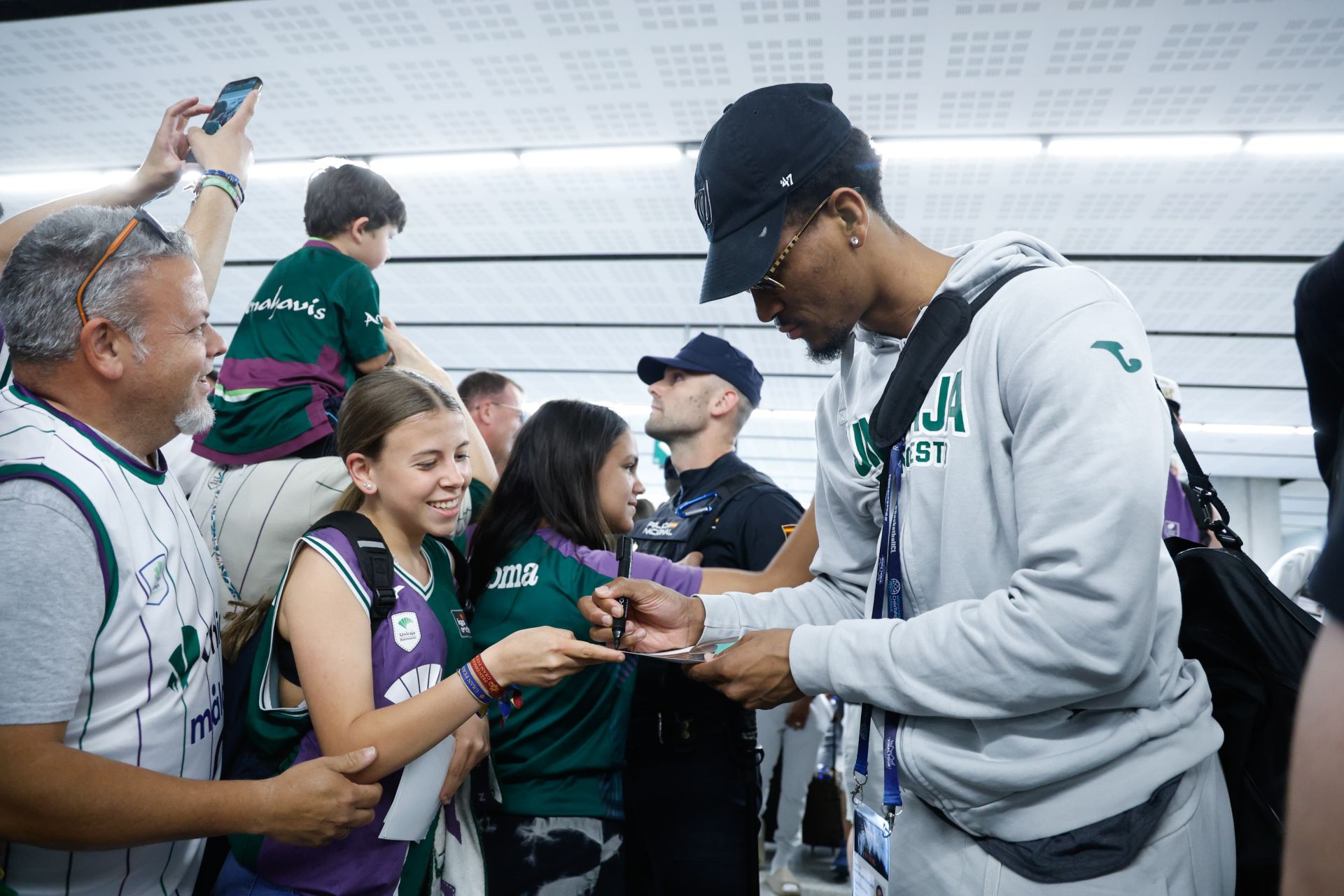 La fiesta de la Champions en Málaga