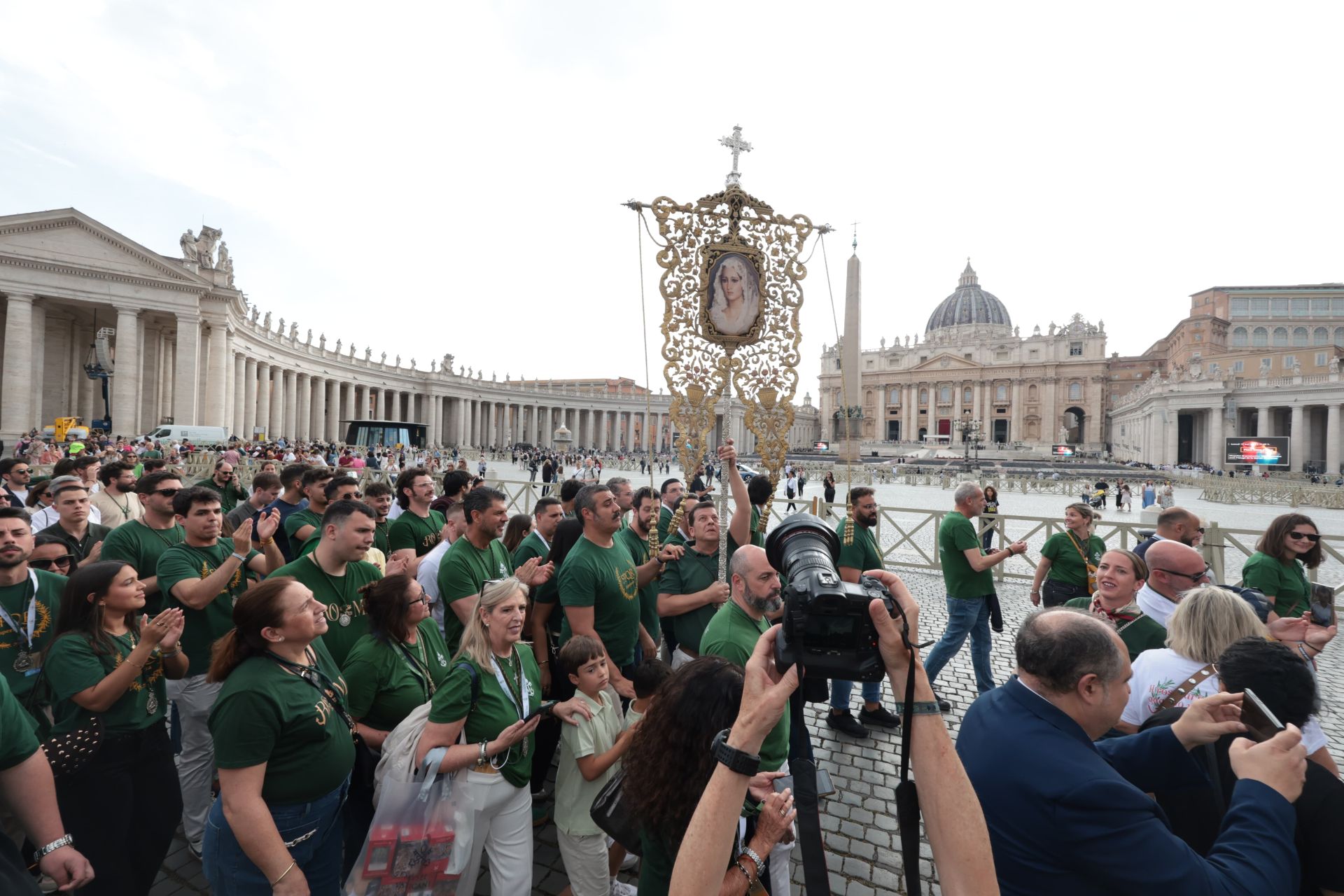 La Esperanza de Málaga, en San Pedro del Vaticano
