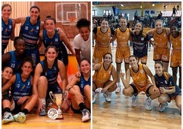 El Azul Marino Mallorca Palma (izquierda) y el Recoletas Zamora (derecha).
