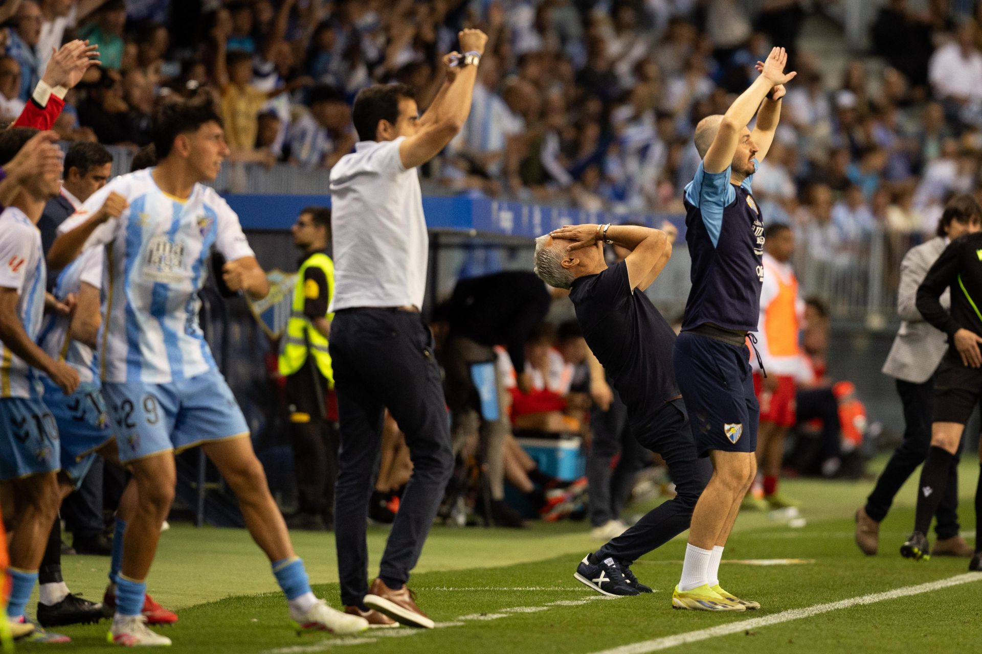 Las mejores imágenes del Málaga-Sporting