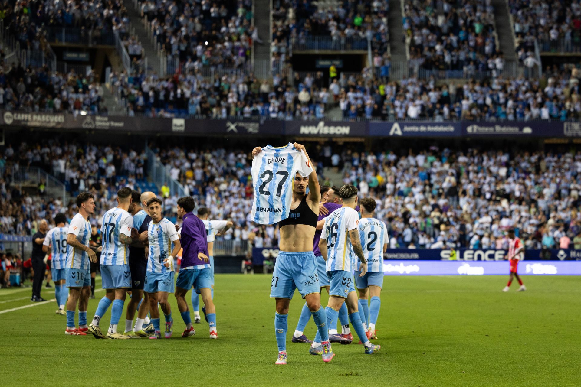 Las mejores imágenes del Málaga-Sporting