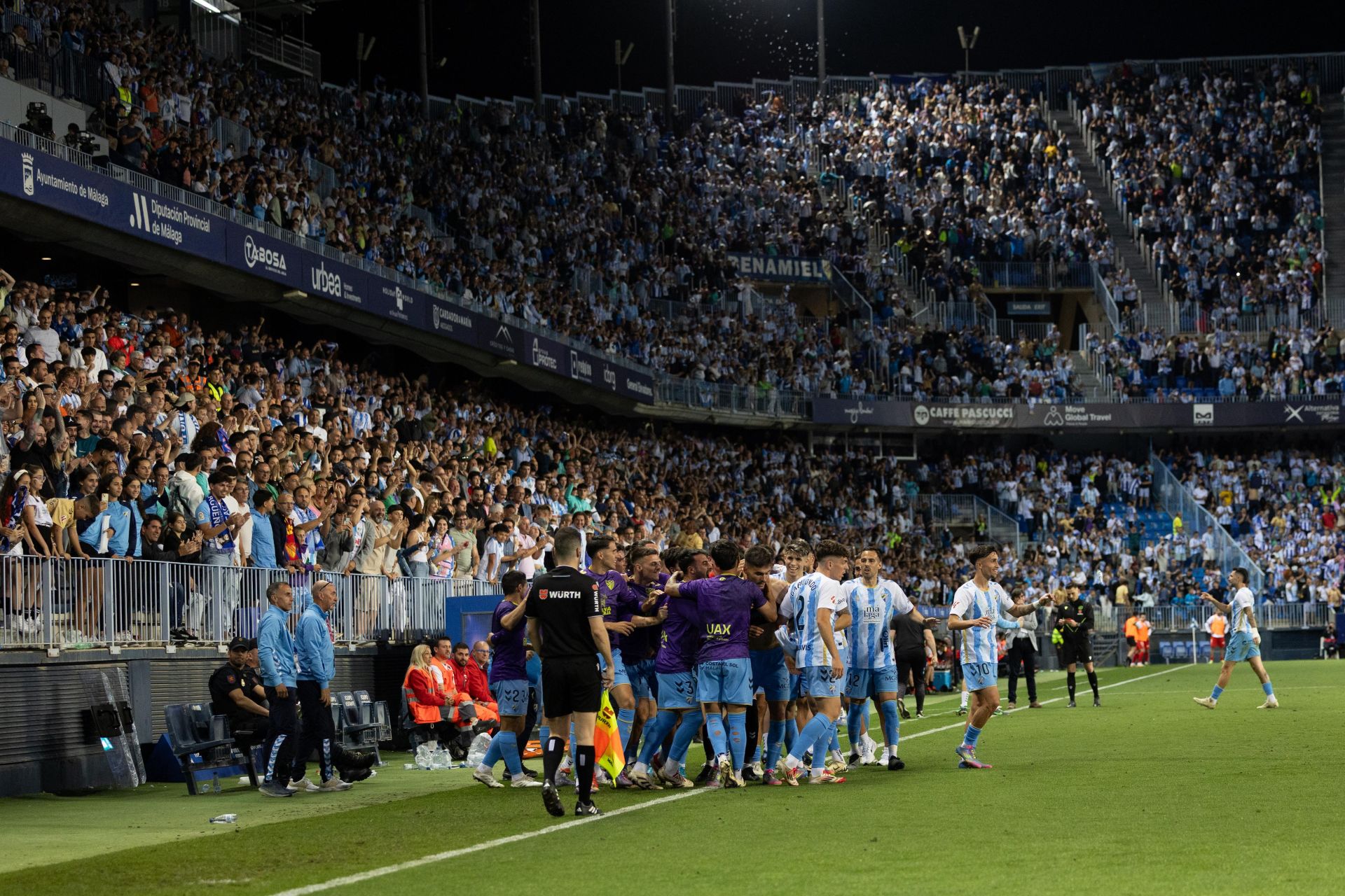 Las mejores imágenes del Málaga-Sporting