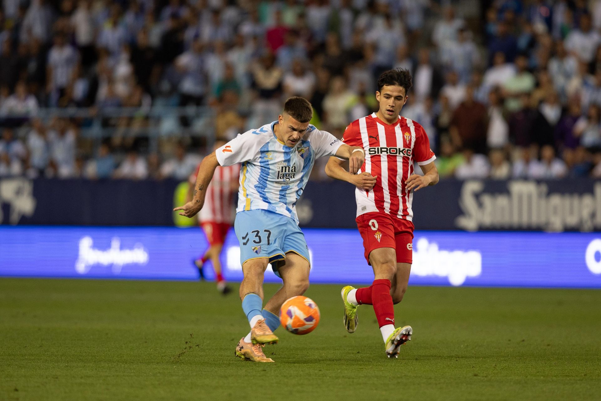 Las mejores imágenes del Málaga-Sporting
