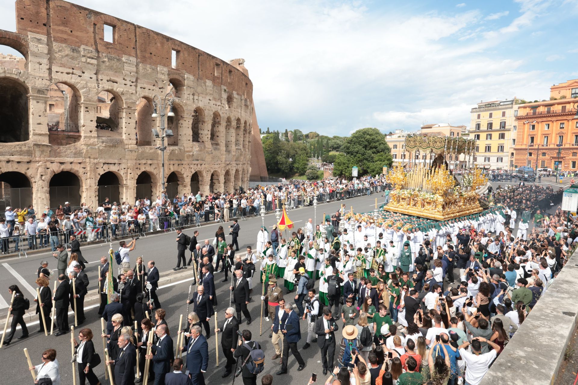La Gran Procesión de la Esperanza en Roma, en imágenes