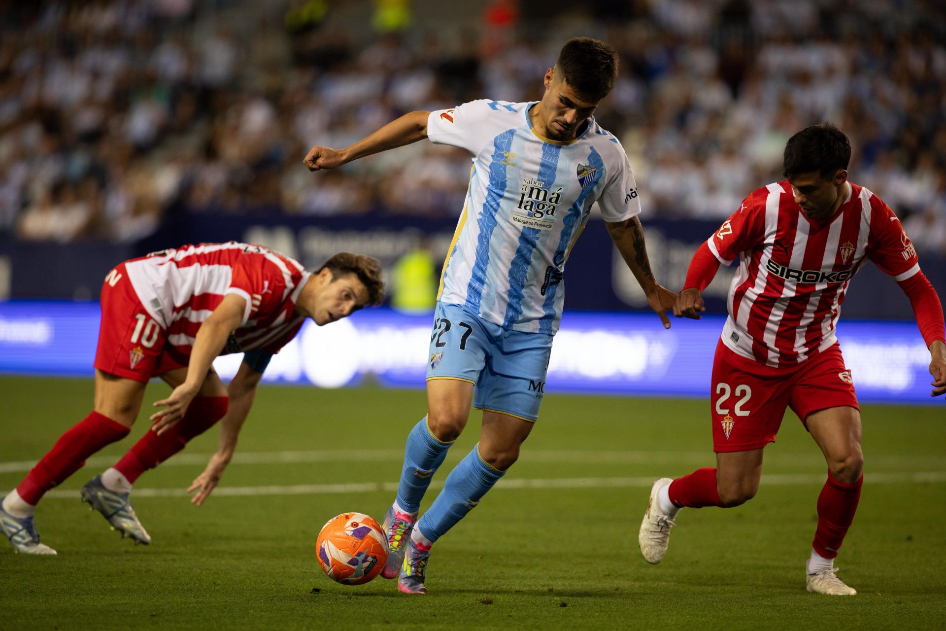 Las mejores imágenes del Málaga-Sporting