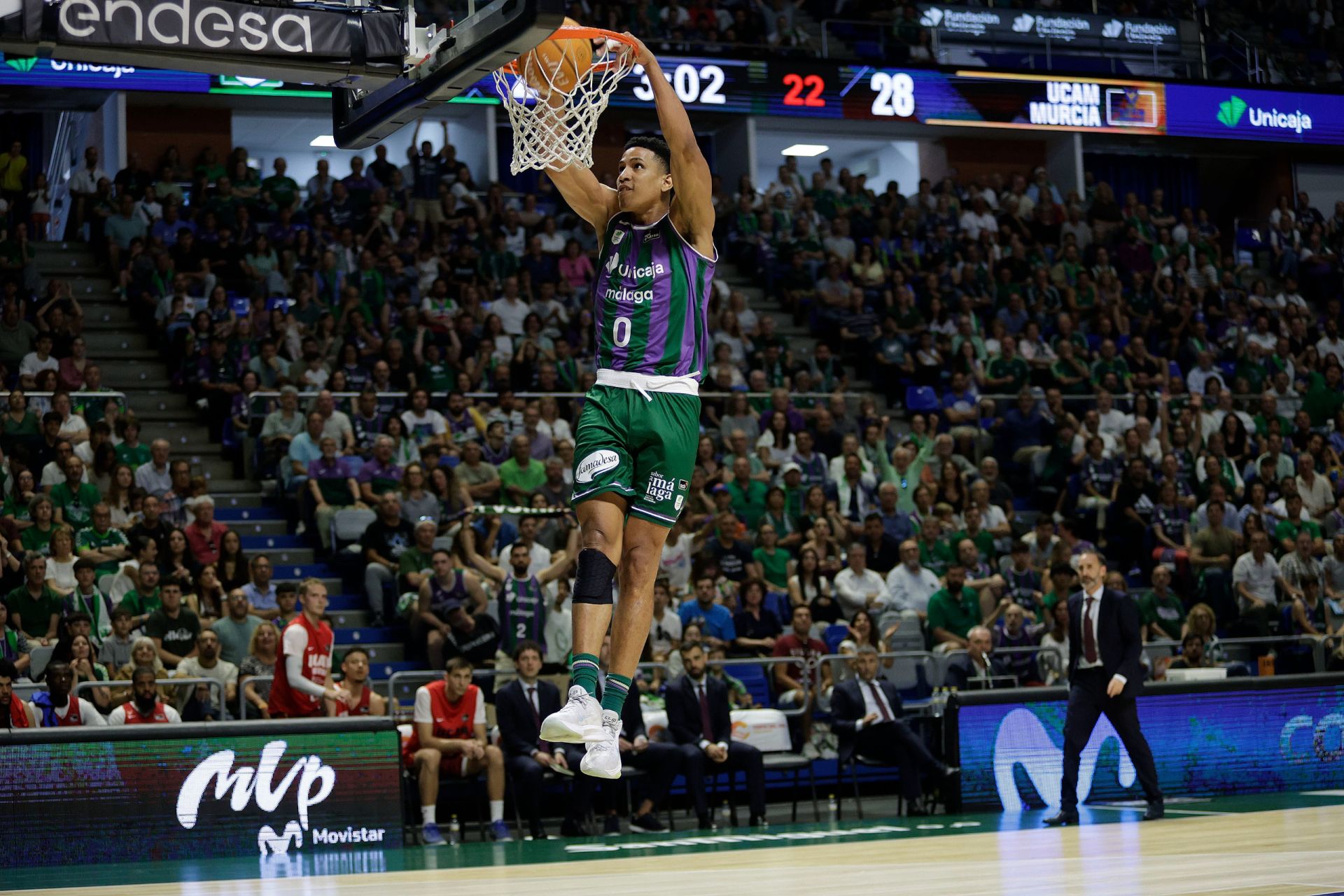 El Unicaja-UCAM, en imágenes