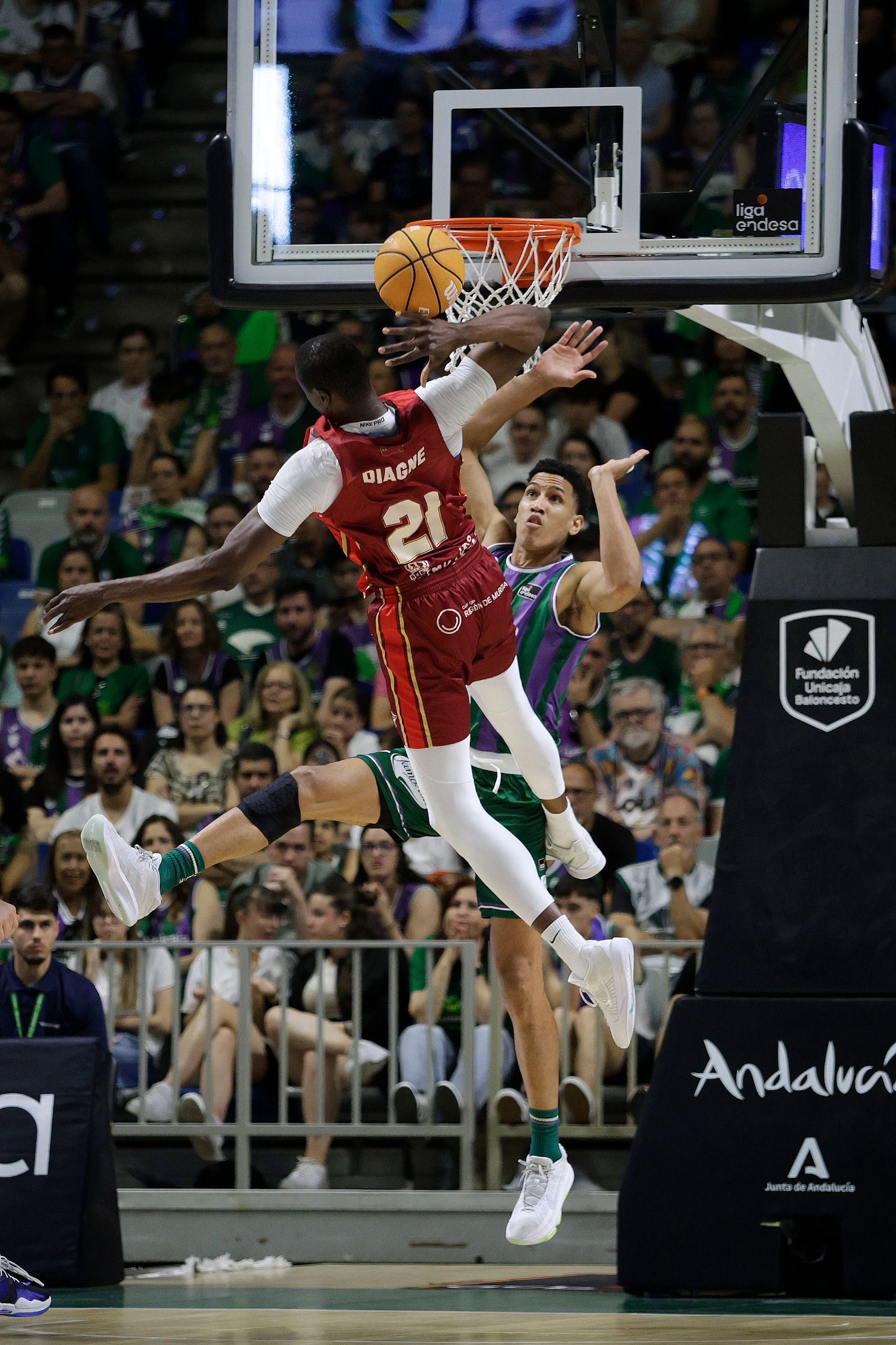 El Unicaja-UCAM, en imágenes