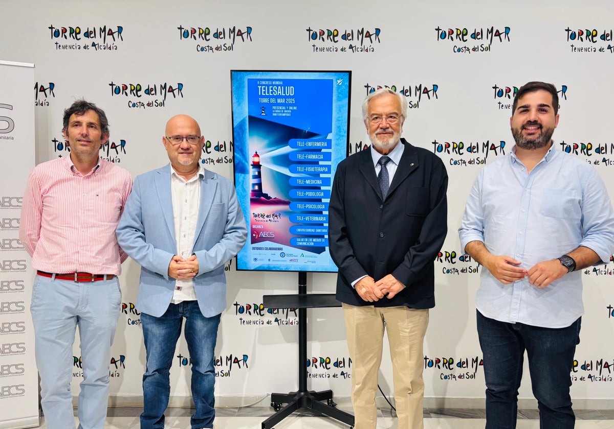 Acto de presentación del congreso mundial, este lunes en Torre del Mar.