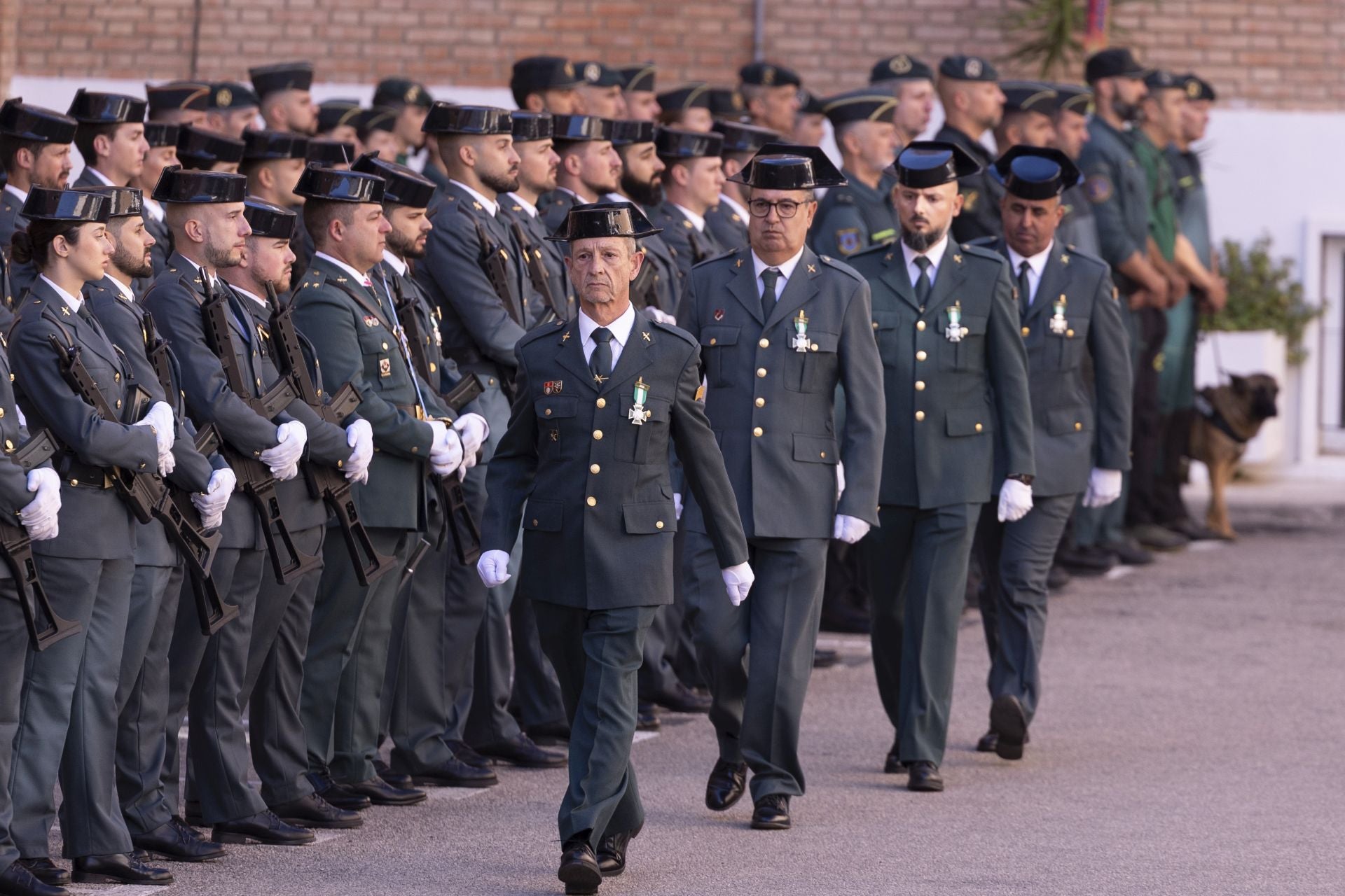 Acto en Málaga para celebrar los 181 años de servicio de la Guardia Civil