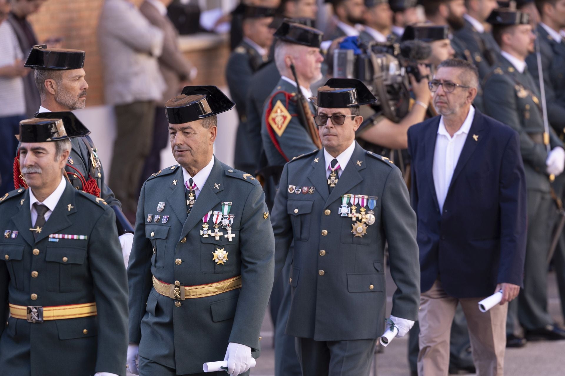 Acto en Málaga para celebrar los 181 años de servicio de la Guardia Civil