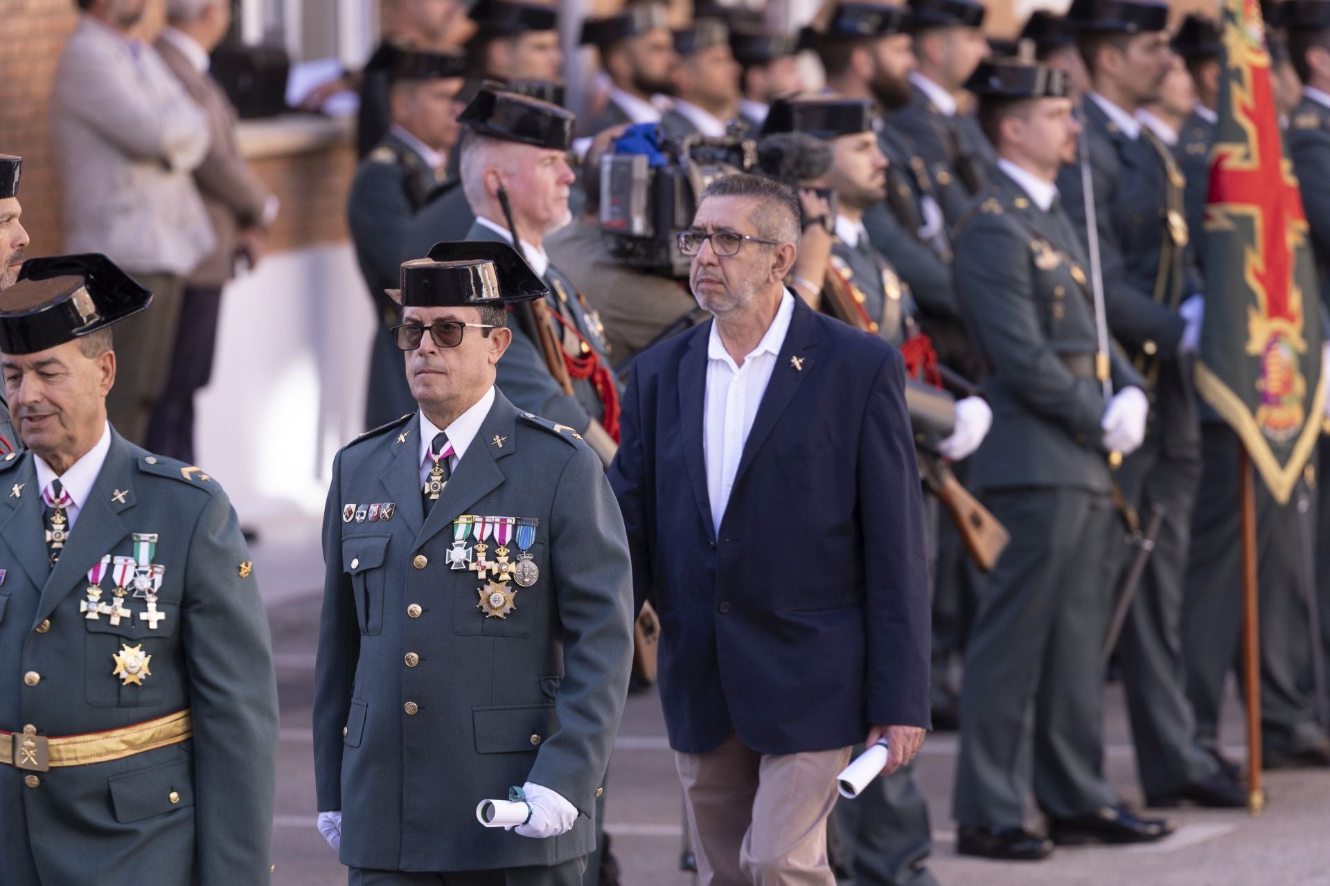 Acto en Málaga para celebrar los 181 años de servicio de la Guardia Civil