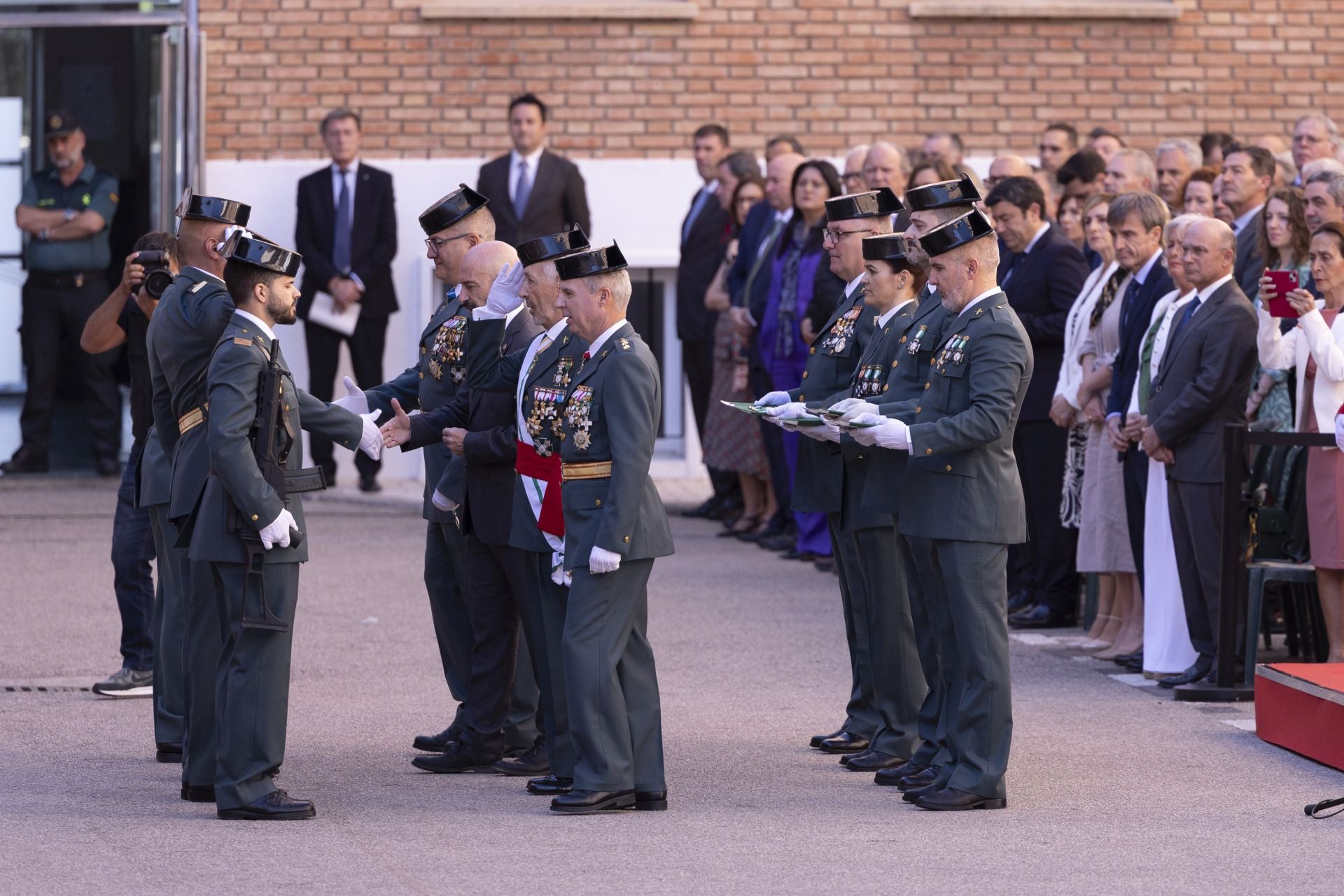 Acto en Málaga para celebrar los 181 años de servicio de la Guardia Civil