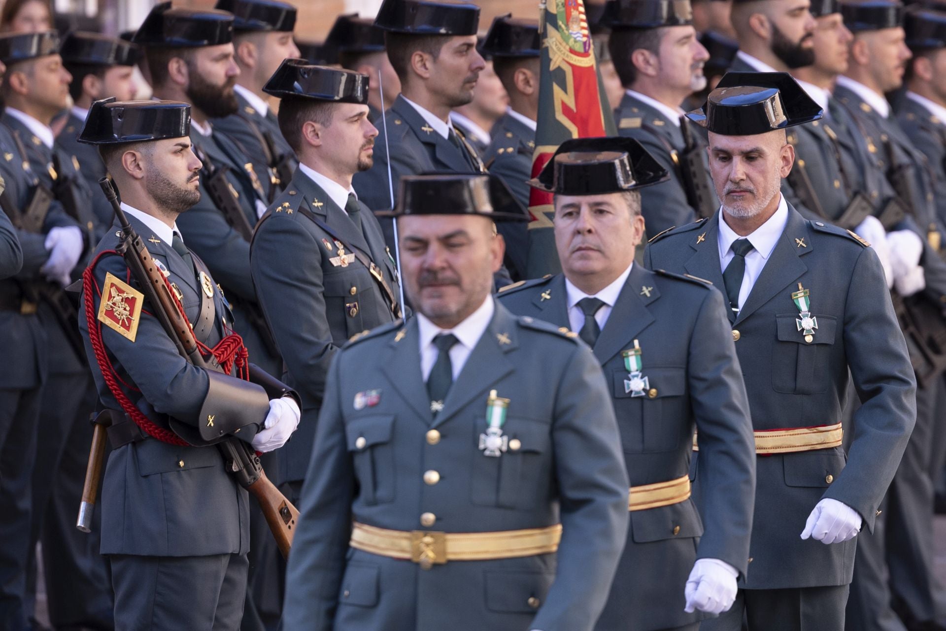 Acto en Málaga para celebrar los 181 años de servicio de la Guardia Civil