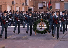 Acto en Málaga para celebrar los 181 años de servicio de la Guardia Civil