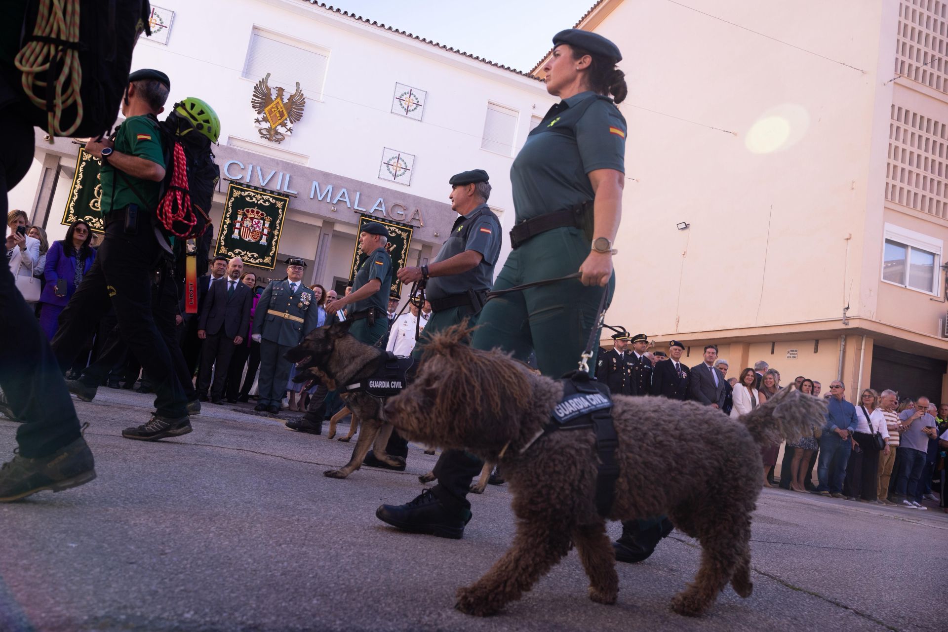 Acto en Málaga para celebrar los 181 años de servicio de la Guardia Civil