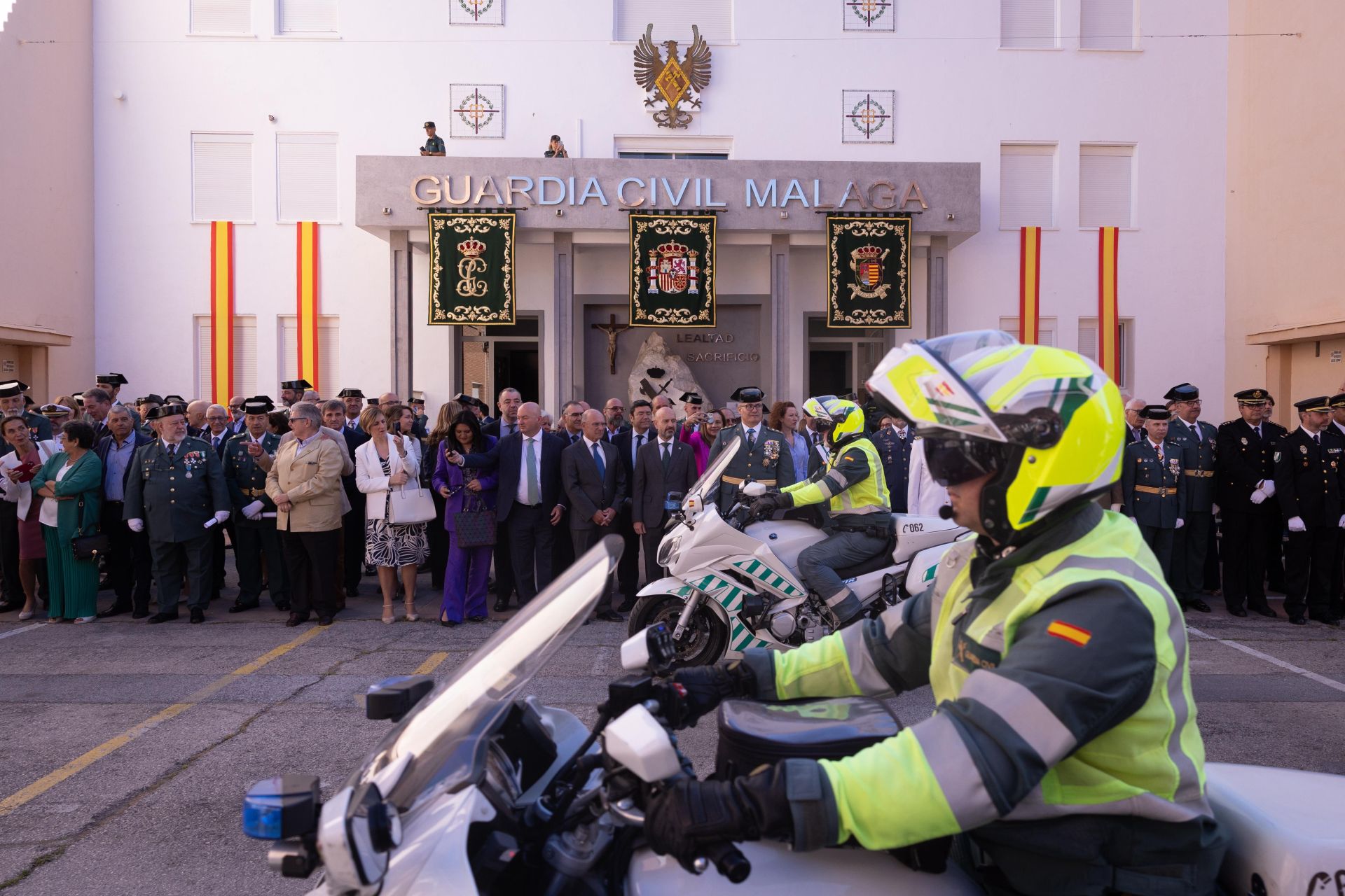 Acto en Málaga para celebrar los 181 años de servicio de la Guardia Civil
