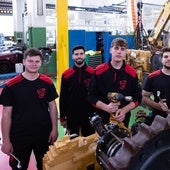 La imagen muestra a Sergey Halashuck, José Muñoz, José González y José Berlanga.