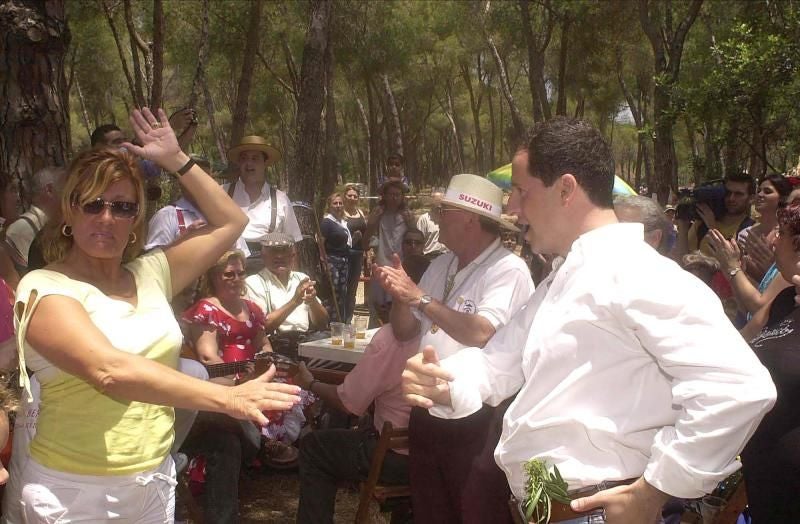 Con Marisol Yagüe, en la Romería de San Bernabé de 2005