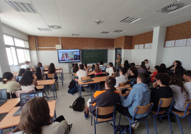 Aula en el IES Las Viñas de Manilva.
