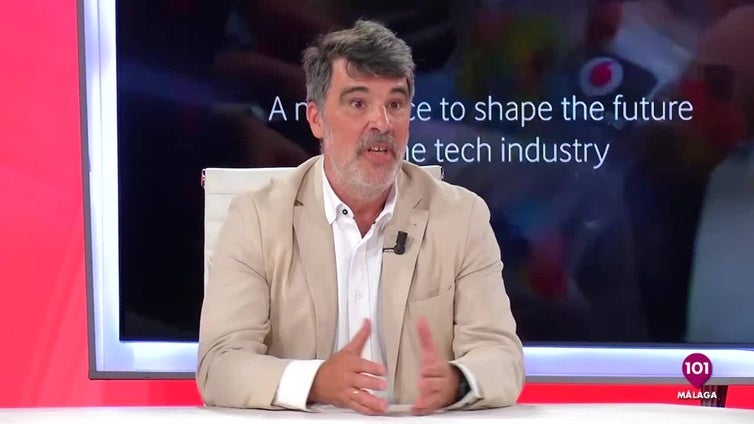 Jesús Amores, director del centro de Innovación de Vodafone en Málaga, en 'La Alameda'