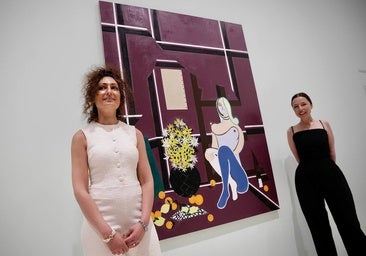 Farah Atassi invoca al «fantasma de Picasso» en su primera individual en España en el MPM