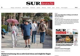 Portada web SUR deutsche.