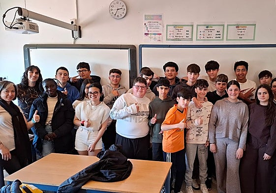 Alumnado que ha participado en la actividad promovida por la Junta de Andalucía.