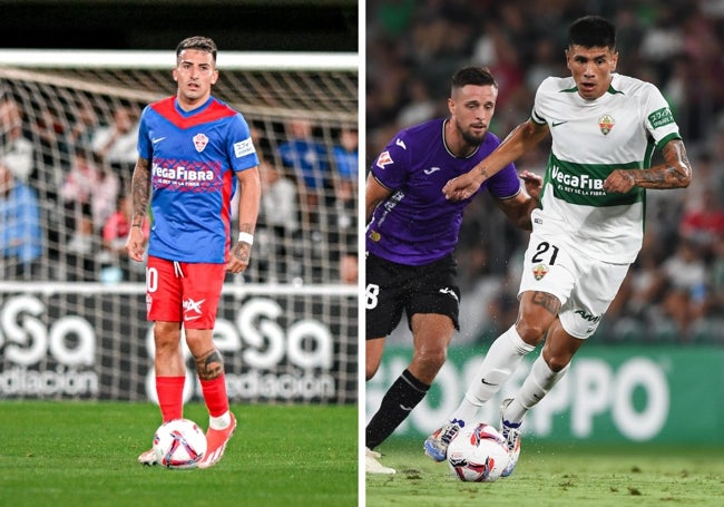 Los 'Nicos' (Fernández y Castro), los futbolistas con más talento del Elche.