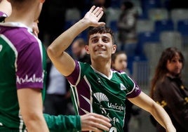 Lucas Muñoz, el día de su debut.