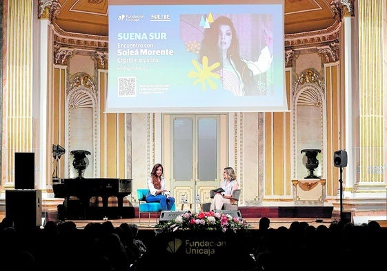 La artista Soleá Morente conversa con la periodista Regina Sotorrío en Suena SUR, el ciclo que organizan SUR y Fundación Unicaja.